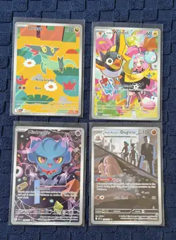 Pokemon Tcg Ascended Heroes IR Card Bundle Inc Iono’s Wattrel & TR Dugtrio Etc - Image 1