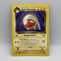 Dark Electrode 34/82 Team Rocket Basic Pokemon Card - Image 1