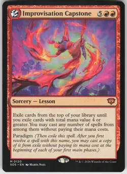 MTG Improvisation Capstone NM Secrets of Strixhaven Magic 120 - Image 1