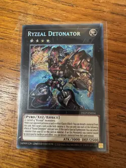 Ryzeal Detonator 25LP-EN014 Secret Rare Limited Edition NM Yugioh - Image 1
