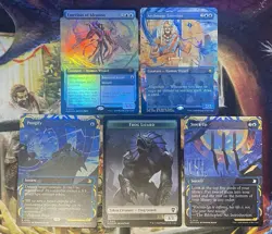 MTG SOS Blue Foil Lot - Emeritus of Ideation EA and more - Image 1