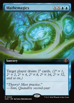 Mathemagics ** Extended Art ** #320 - Secrets of Strixhaven - NM MTG - Image 1