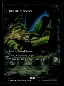 MTG Undercity Sewers (Borderless)Teenage Mutant Ninja Turtles Eternal-NM-20 Foil - Image 1