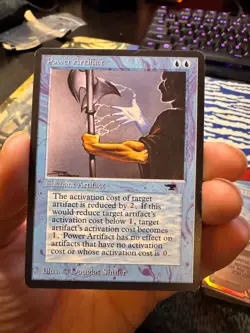 MTG Power Artifact Antiquities Magic the Gathering Vintage Reserved List LP - Image 1