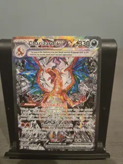 Pokemon Charizard ex 223/197 Obsidian Flames Full Art Tera Holo Rare Card - Image 1