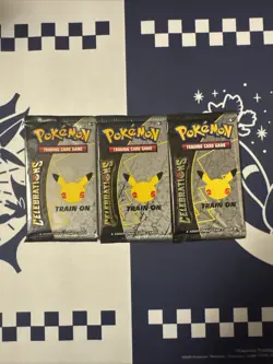 Celebrations Booster Packs, Pokemon, 3 Packs, Sealed/Brand New, English - Image 1