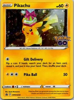 Pikachu SWSH234 - SWSH: Sword & Shield Promo Cards Pokemon TCG NM - Image 1