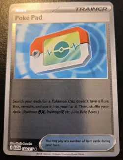 Poke Pad 198/217 Reverse Holo Common Ascended Heroes Pokemon TCG - Image 1