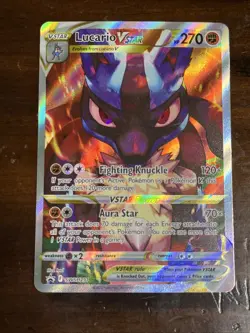 Lucario Vstar Full Art SWSH291 Sword & Shield Pokemon - Image 1