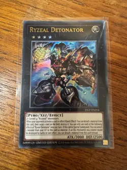 Ryzeal Detonator 25LP-EN014 Ultra Rare Limited Edition NM Yugioh - Image 1