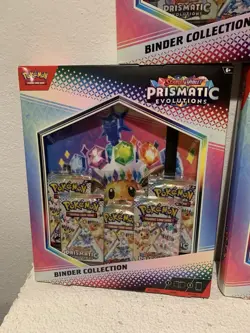 POKEMON TCG PRISMATIC EVOLUTIONS BINDER COLLECTION LOT (3) FACTORY SEALED... - Image 3