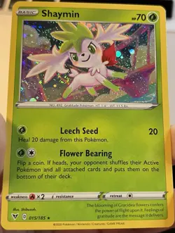🌀Fart Swirl 🌀 Shaymin 015/185 Cosmos Holo Promo Pokemon NM - Image 1