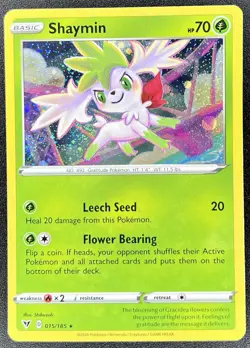 🌀Fart Swirl 🌀 Shaymin 015/185 Cosmos Holo Promo Pokemon NM - Image 3