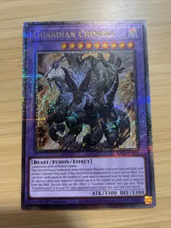 Guardian Chimera (Quarter Century Secret Rare) RA02-EN023 NM YuGiOh 1st Edition - Image 1