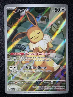 Pokemon Eevee Scarlet & Violet Promo 173 Full Art Holofoil - Image 1