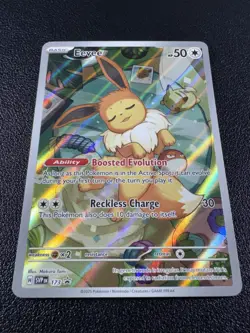 Pokemon Eevee Scarlet & Violet Promo 173 Full Art Holofoil - Image 2