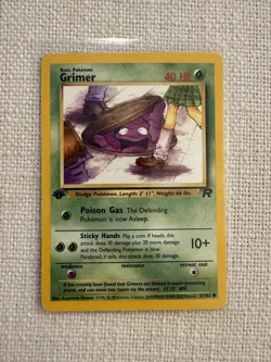 Pokemon 1st Edition Team Rocket (2000) - Grimer 57/82 - Common - LP - Image 1