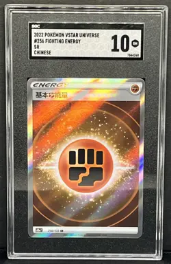 SGC 10 Chinese 256/172 Fighting Energy S12a VSTAR Universe Pokemon Card TCG SR - Image 1
