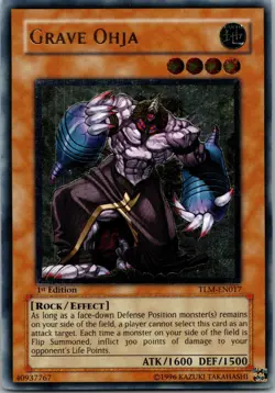 Yugioh Grave Ohja TLM-EN017 1st Edition Ultimate Rare NM - Image 1
