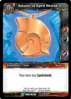Amulet of Spell Shield - Reign of Fire - World of Warcraft TCG - Image 1