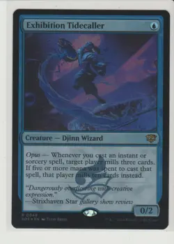 Exhibition Tidecaller - Foil Rare MtG Card SOS 48 - Image 1