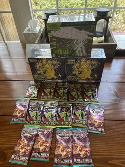 Pokemon Sealed Etb Lot Surging Sparks X2 + Perfect Order Etb + Jap Booster Pack - Image 1