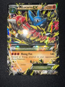 Mega-Lucario-EX - 55/111 - Holo Rare EX Furious Fists Pokemon - Image 1