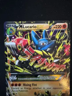 Mega-Lucario-EX - 55/111 - Holo Rare EX Furious Fists Pokemon - Image 3