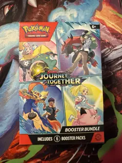 Pokemon TCG Journey Together Booster Bundle SEALED - 6 Booster Packs - Image 1