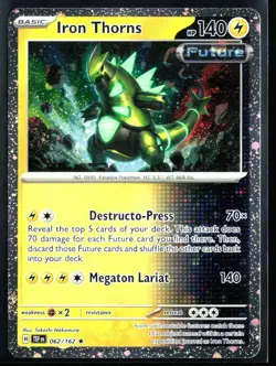 2024 Scarlet & Violet Series - Temporal Forces Iron Thorns #62 Cosmos Holo Rare - Image 1