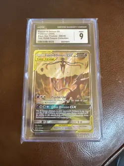 2020 Pokemon Espeon & Deoxys Gx Tag Team Powers Collection Promo CGC 10 SM240 - Image 1