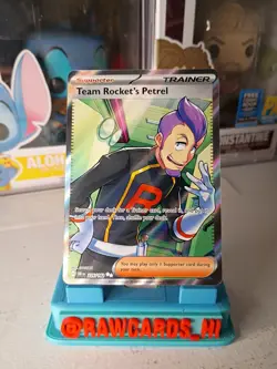 Pokemon TCG Team Rocket’s Petrel Full Art Trainer Destined Rivals 226/182 - Image 1