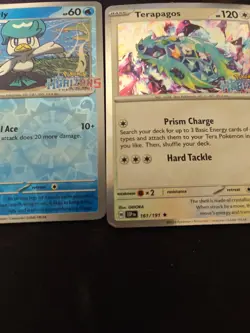Terapagos 161/191 & Quaxly 050/191 Pokemon Center Horizons Stamped Promos - Image 4