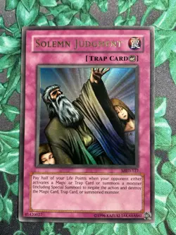 Yugioh Solemn Judgment Ultra Rare MRD-127 OG Unlimited LP [#2] - Image 1