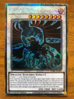 Black-Winged Dragon - YuGiOh TCG - DABL-EN100 - Image 1