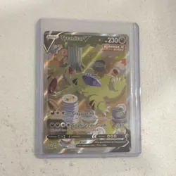 Pokemon Tyranitar V Ultra Rare Full Art Holo 155/163 Battle Styles EN 230HP Card - Image 1