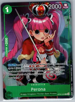 Perona (Illustration Box Vol.4) OP09-034 Promo - One Piece Card Game - NM - Image 1