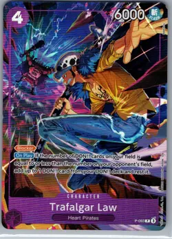 Trafalgar Law (Illustration Box Vol.6) P-093 English One Piece Promo Card - NM - Image 1