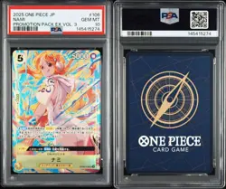 PSA 10 Nami OP08-106 Promotion Pack EX 2025 ONE PIECE Card Japanese - Image 3