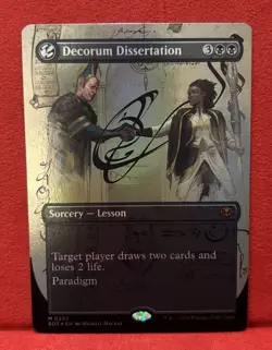 Decorum Dissertation M 0292 (Borderless) MTG Secrets of Strixhaven (FOIL) - Image 1