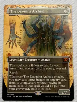 The Dawning Archaic (Borderless) - Secrets of Strixhaven (SOS) - Image 1