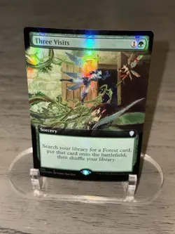 Three Visits (Extended Art) Commander Legends Regular NM - Image 2