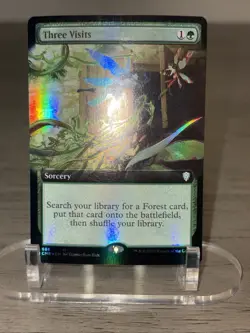 Three Visits (Extended Art) Commander Legends Regular NM - Image 3