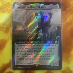 Codsworth, Handy Helper Surge Foil - Fallout - Magic the Gathering MTG - Image 2