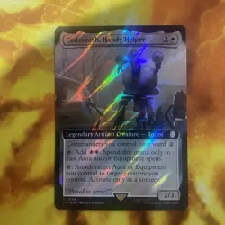Codsworth, Handy Helper Surge Foil - Fallout - Magic the Gathering MTG - Image 3