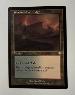 Shadowblood Ridge (Retro Frame) #199 (NM) Brothers' War BRC Magic MTG - Image 1