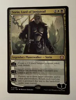 Sorin, Lord of Innistrad 289 M Normal LCC MTG NM - Image 1