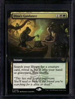 Dina's Guidance (Extended Art) - 349 - SOS - NM - MTG Magic the Gathering - Image 1