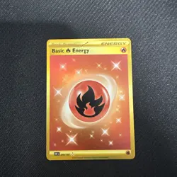 Pokemon Gold Basic Fire Energy 230/197 Obsidian Flames English NM Pack Fresh - Image 1
