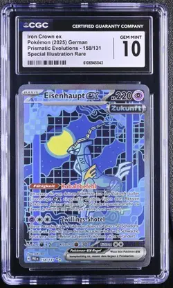 Pokemon Eisenhaupt Iron Crown EX 158/131 PSA CGC 10 Deutsch - Image 1
